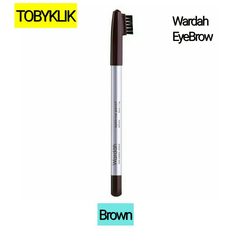 Wardah EyeBrow Pencil Black&amp;Brown 1.14 g