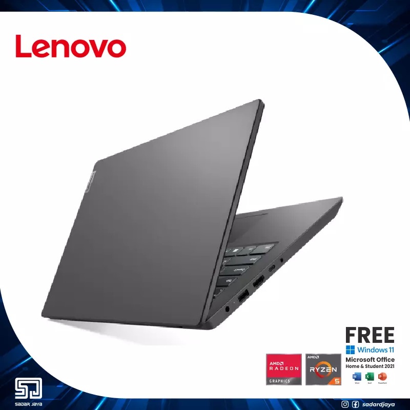 Lenovo V14 G2 EWID Laptop AMD Ryzen 5-5500U / 8GB / SSD 512 / 14″ FHD / Win11 OHS