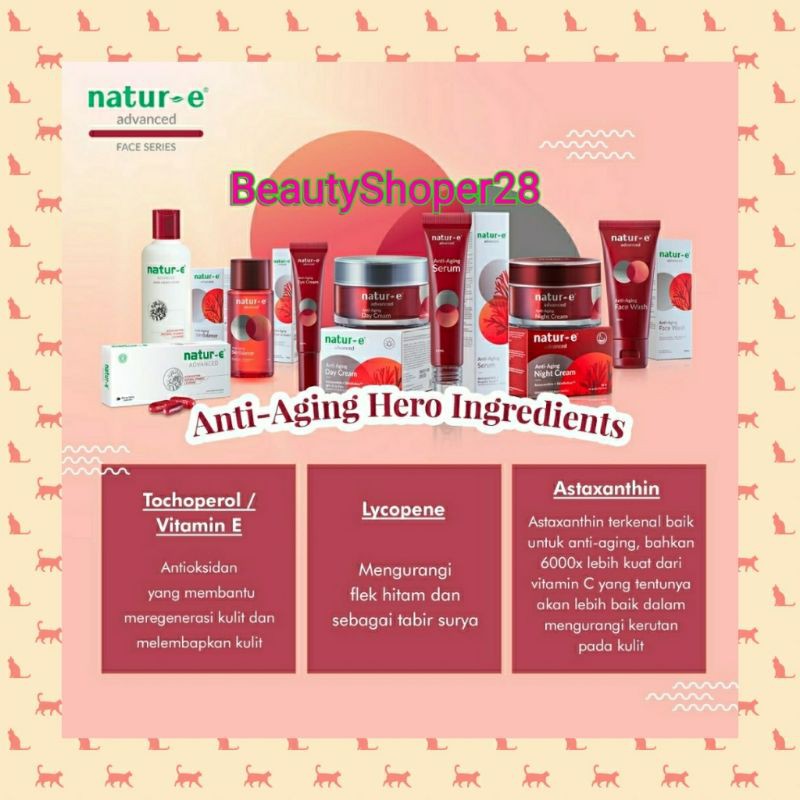 [PAKET] NATUR-E ADVANCED ANTI AGING SKINCARE PENUAAN