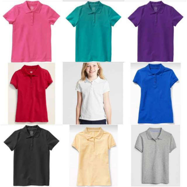 ORIGINALS POLO MIX BRAND LENGAN PENDEK 
FADED GLORY, OLDNAVY