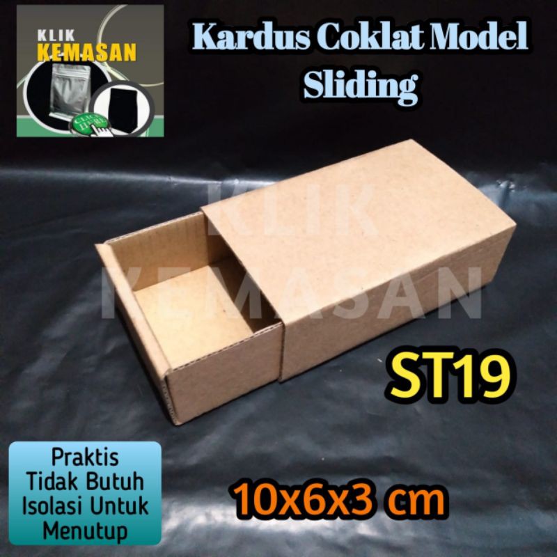 

KOTAK SLIDING ST-19 COKLAT KARDUS KARTON BOX HP AKSESORIS SOUVENIR