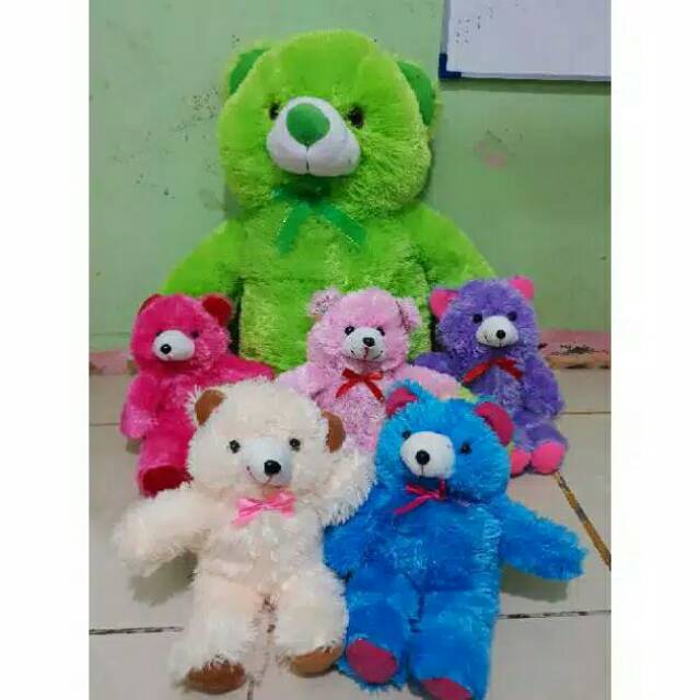 Boneka teddy bear XL beranak 5.