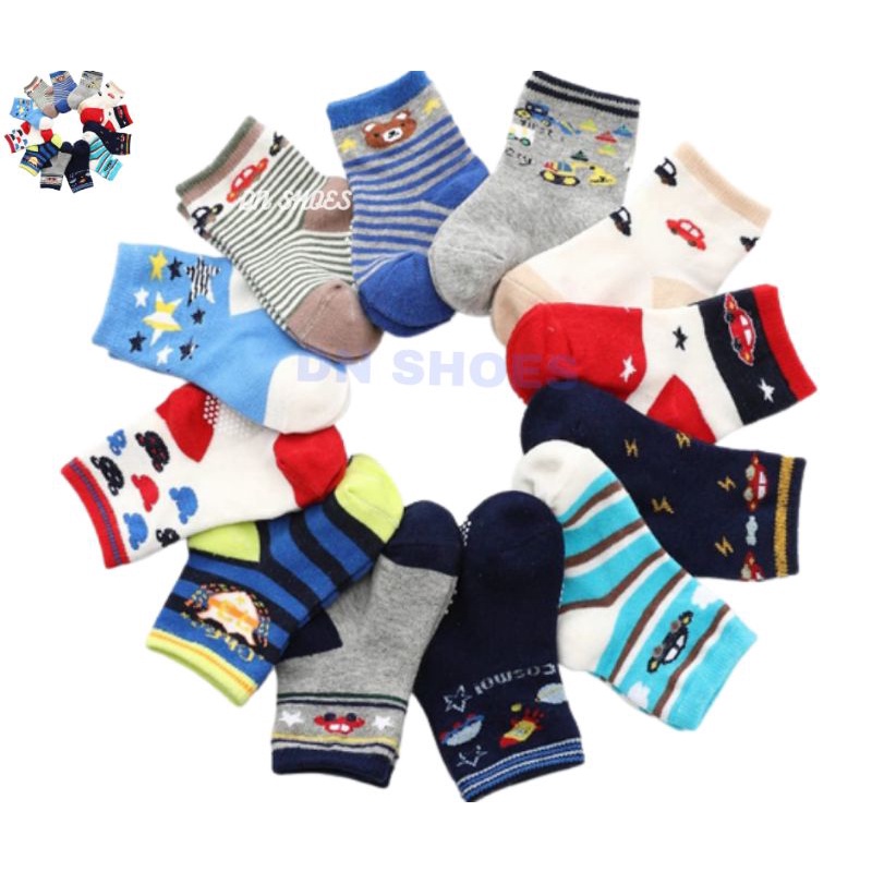 Kaos Kaki Bayi Perempuan dan Laki laki Motif Polos Random