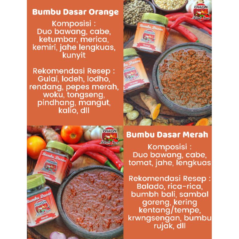 Bumbu Dasar / Bumbu masak instan