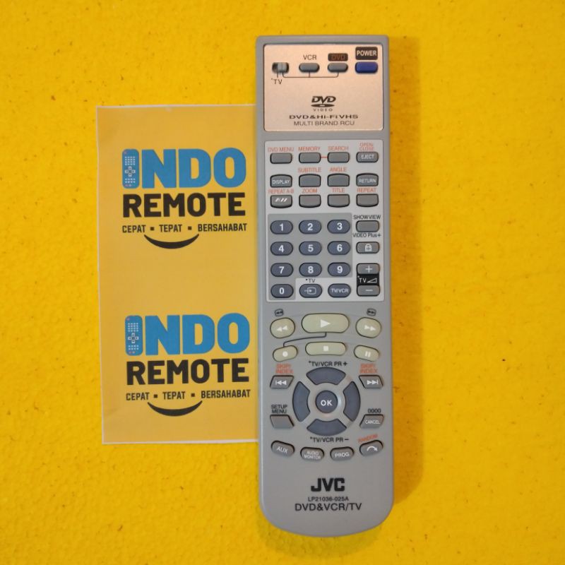 REMOTE DVD VCR TV LP21036-025A ORIGINAL