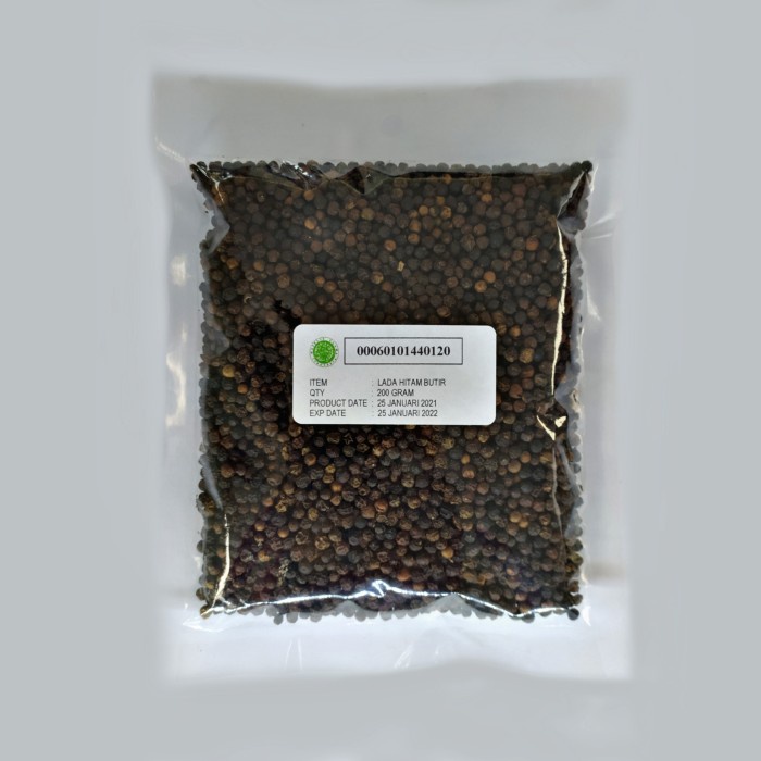 

Lada Hitam Butir 200 GR