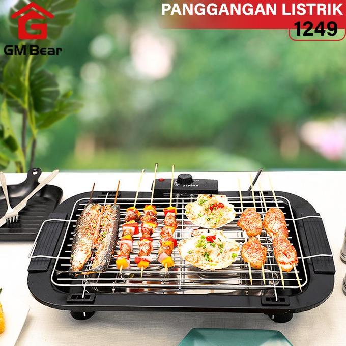 GM Bear Alat Pemanggang Listrik Portable 1249 - Electric Grill BBQ