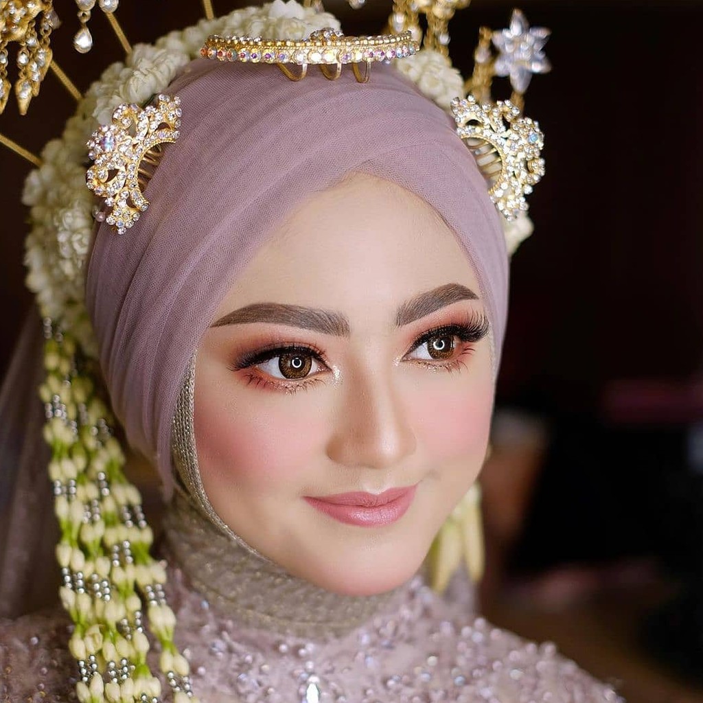 Soft Tulle Polos Pengantin / Tille Lembut Flowy / Turban Pengantin