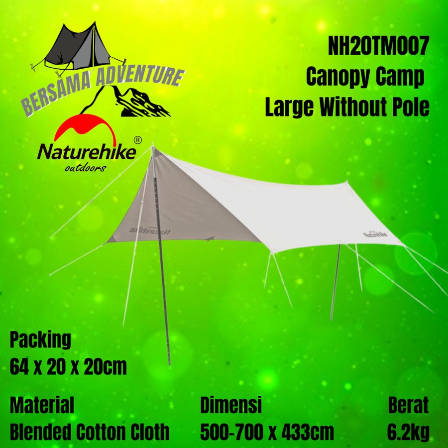 Tenda Canopy NH20TM007 Canopy Camp Large Without Pole