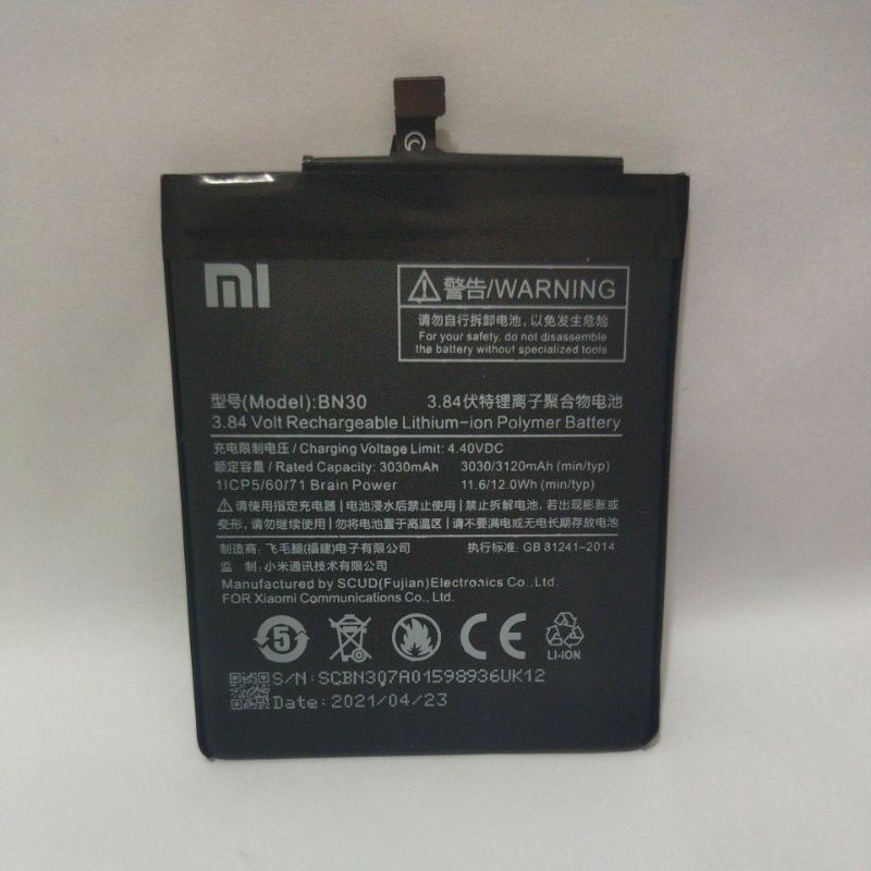 Batrai batre Xiaomi BN 30 original