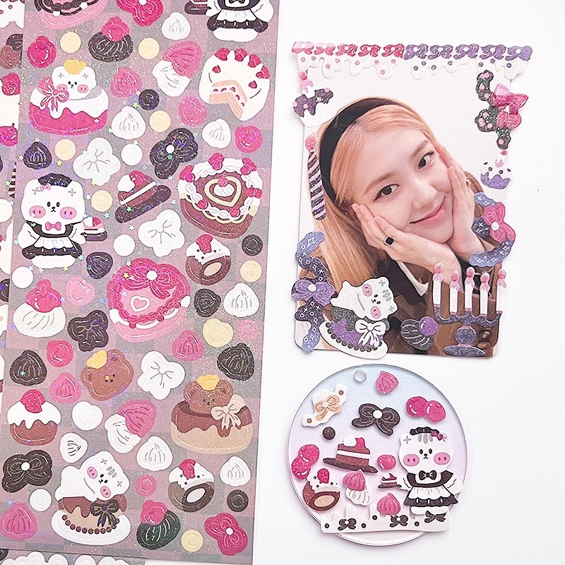 Jual 1 Sheets Cake Sticker Sticker Aesthetic Sticker Ins Korea