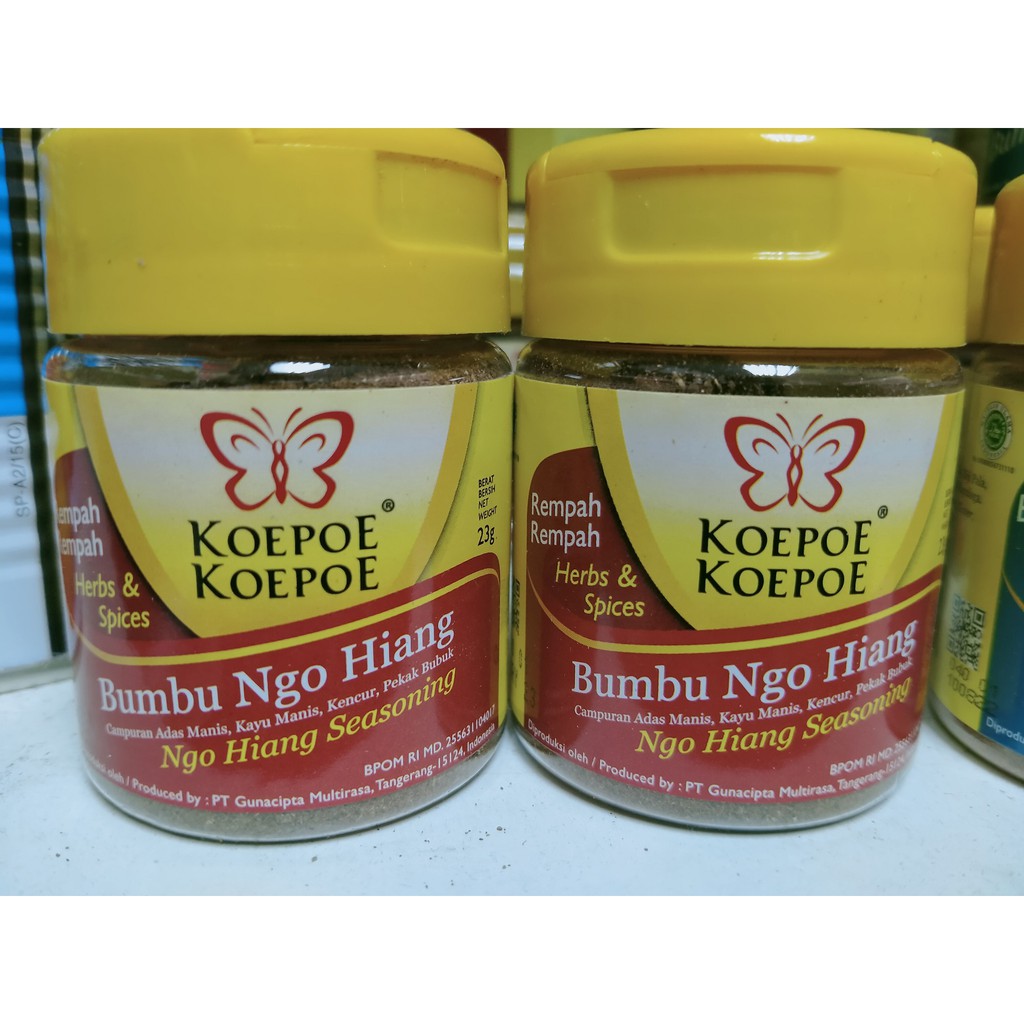 

Bumbu ngohiong koepoe Koepoe bumbu ngo hiang 23gr