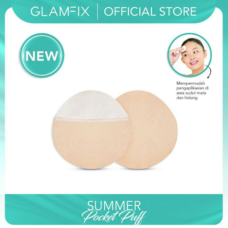 Summer Pocket Puff / Spons Make Up Glam Fix