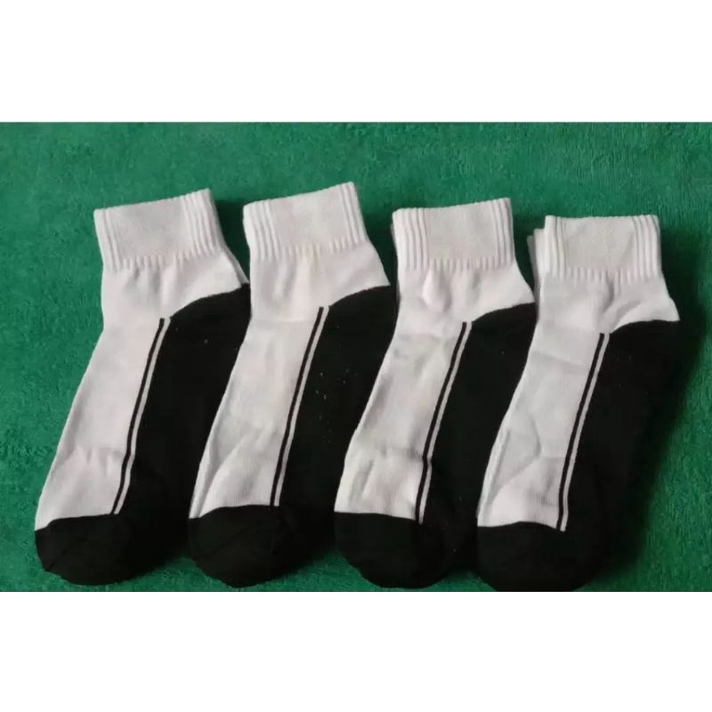 kaus kaki cewek cowok terbuat dari bahan katun