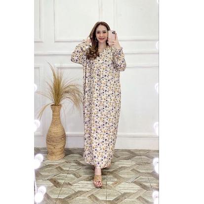 Muraaaahh.. Daster rayon lengan panjang longdress stella
