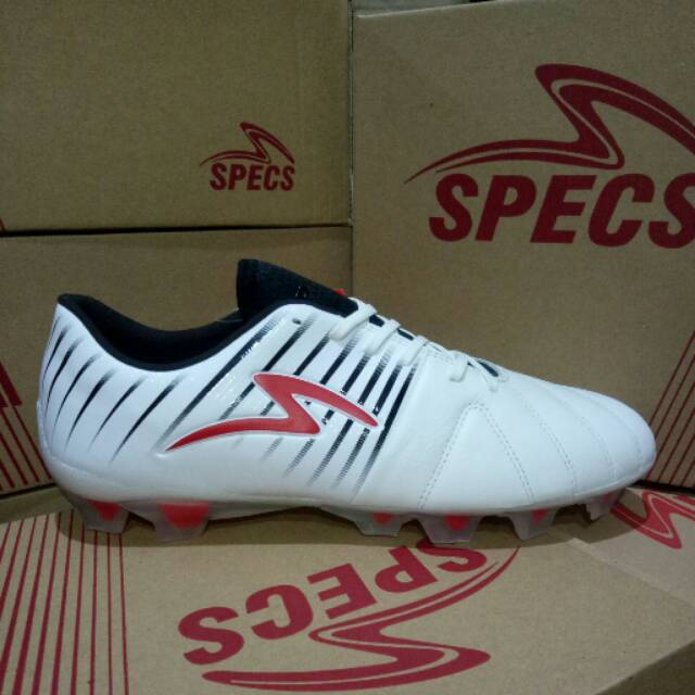 Sepatu Bola Specs Barricada Lea 19 Fg White