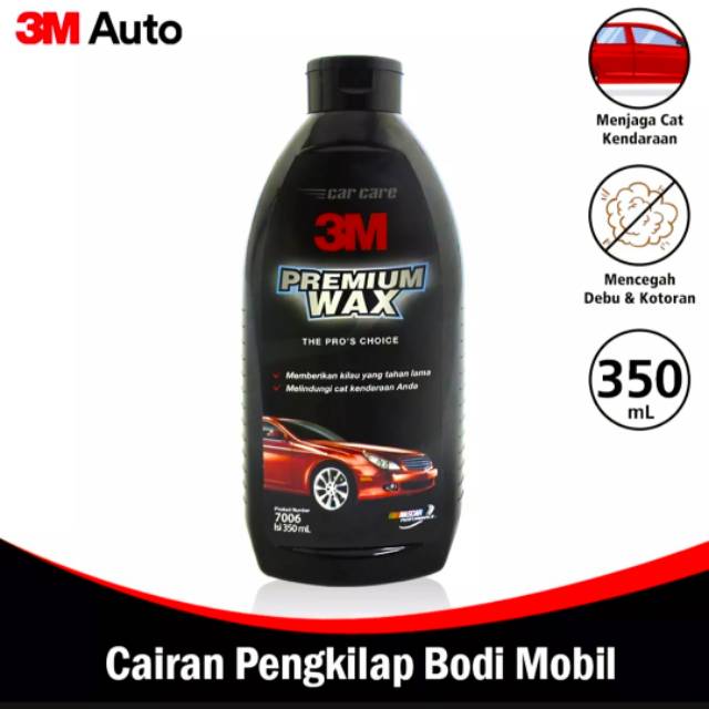 Pengkilap Cat Mobil Premium Wax 3M