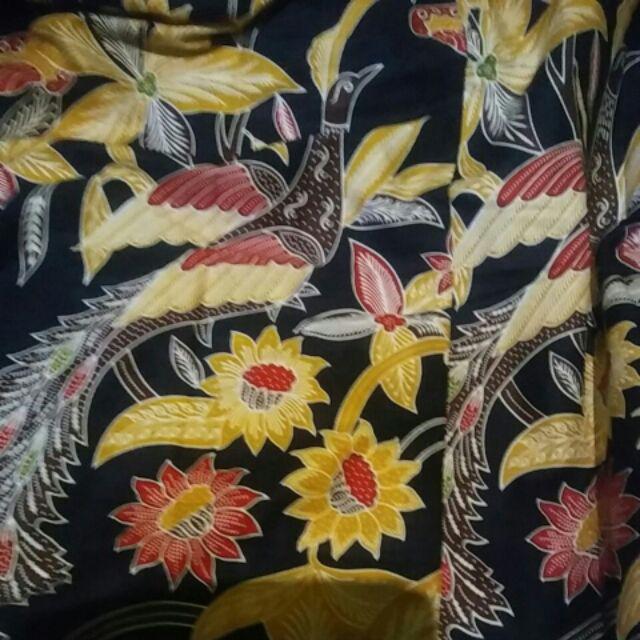 Tunik Batik Super Jumbo Shafira  Ld 136 Cm