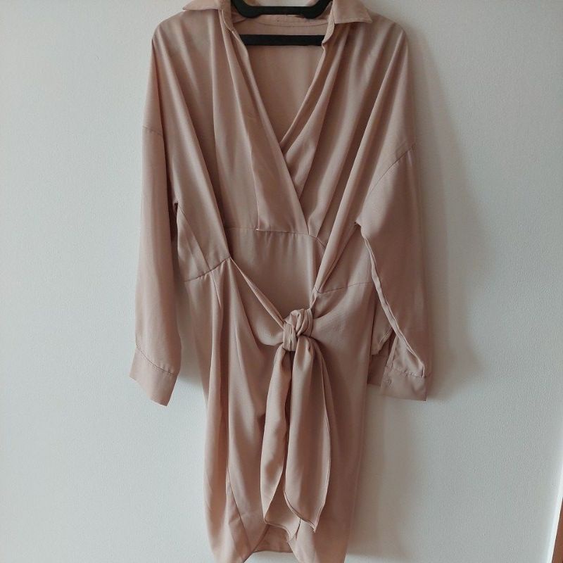 Hara Official Marni Wrap Dress - creme