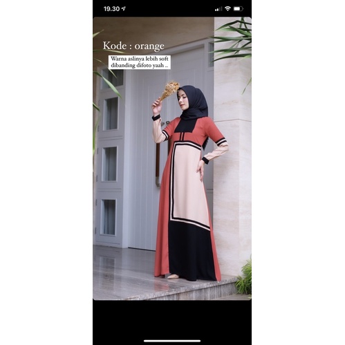 Ranza Dress by Javina size S Orange