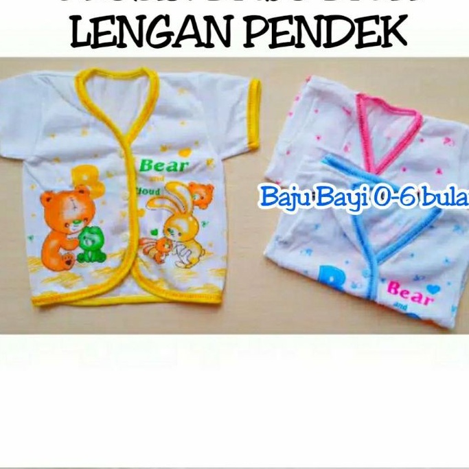 PROMO!!! Baju bayi pendek KATUN perlengkapan bayi lahir