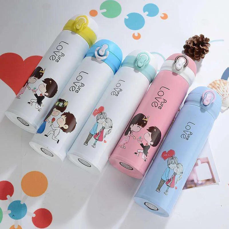 H666 Termos Air Panas Pure Love 500Ml Vacuum Flask - Termos Air Panas Dingin