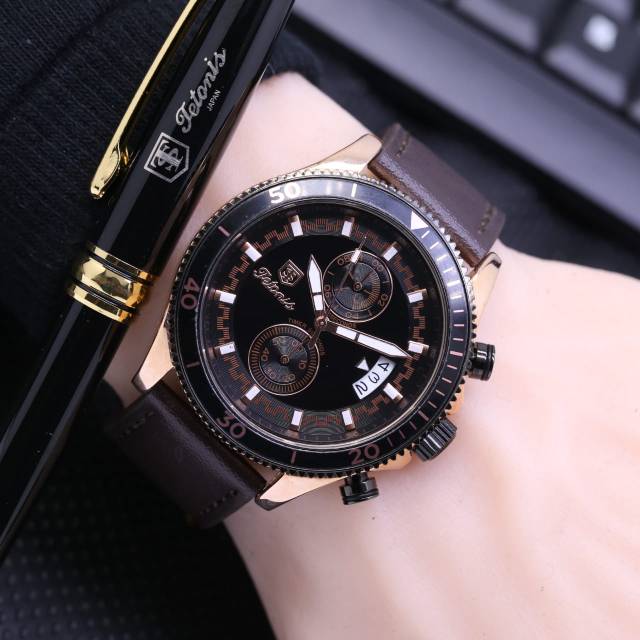 Jam Tangan Pria Tetonis Original 7650 New Best Seller