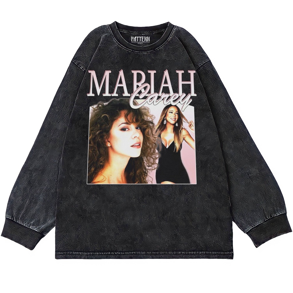 KAOS OVERSIZE | KAOS OVERSIZE LONGSLEEVE | T-SHIRT OVERSIZE | KAOS WASHED | KAOS MARIAH CAREY PRETTY