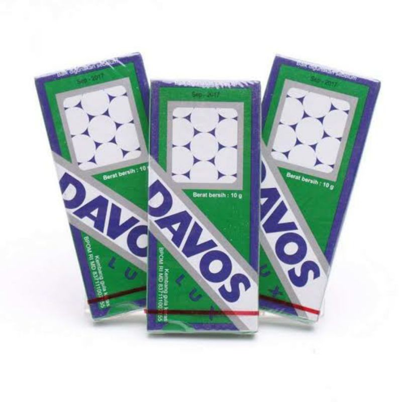 

(isi 20) Davos Peppermint Candy | Permen Mint Davos Jadul