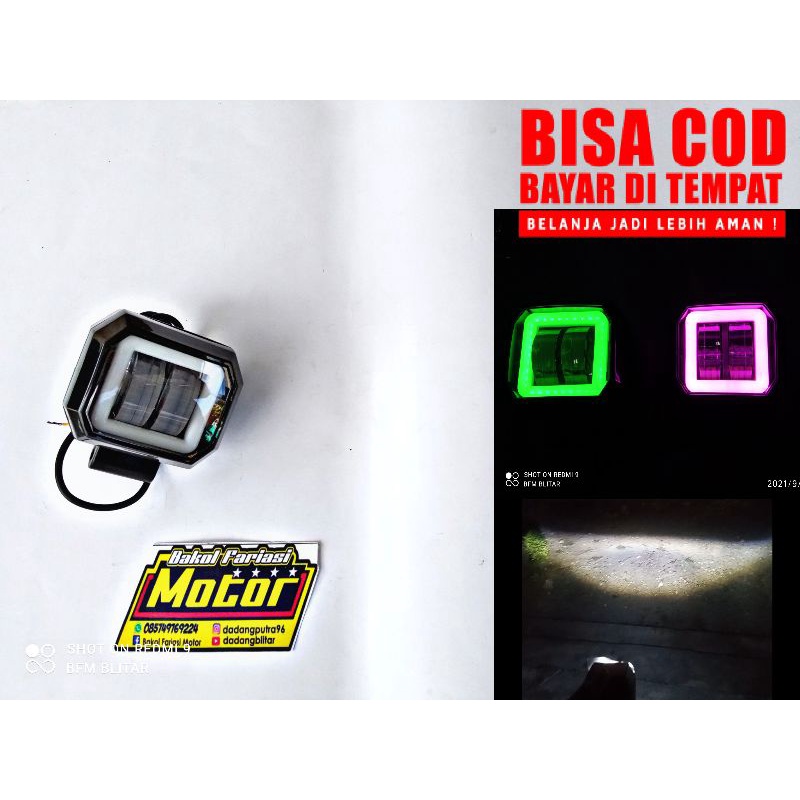 lampu led motor lampu foglamp daymaker 2 mata