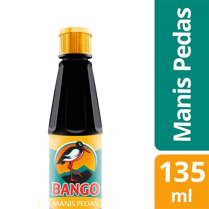 Kecap bango manis pedas botol 135ML