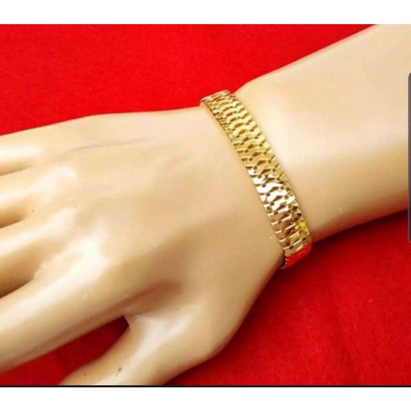 HONG KONG 399 GELANG KELABANG LAPIS EMAS 24K