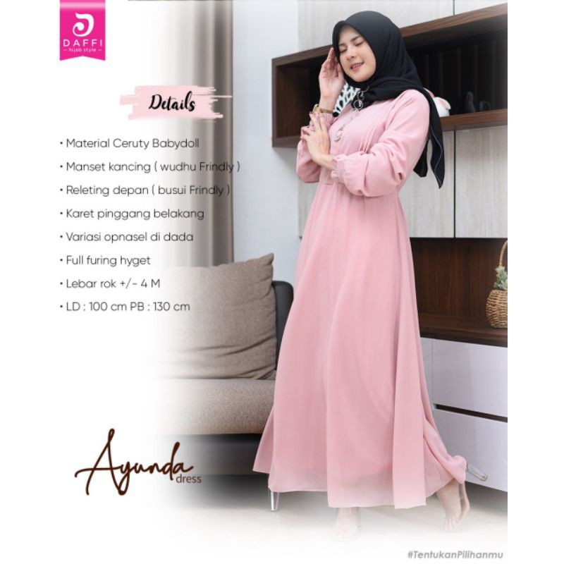 GAMIS AYUNDA ORI DAFFI HIJAB