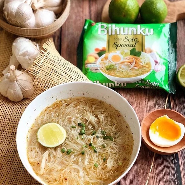 

BIHUNKU Bihun Instant Pack 55gr (Semua Rasa) - Soto Spesial, Ayam Bawang, Goreng, Asam Pedas, Kari Laksa