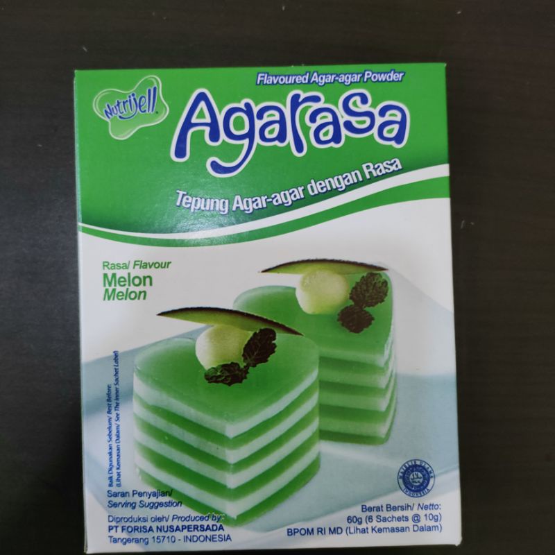 

AGARASA MELON 10 GR NUTRIJELL - 1 SACHET