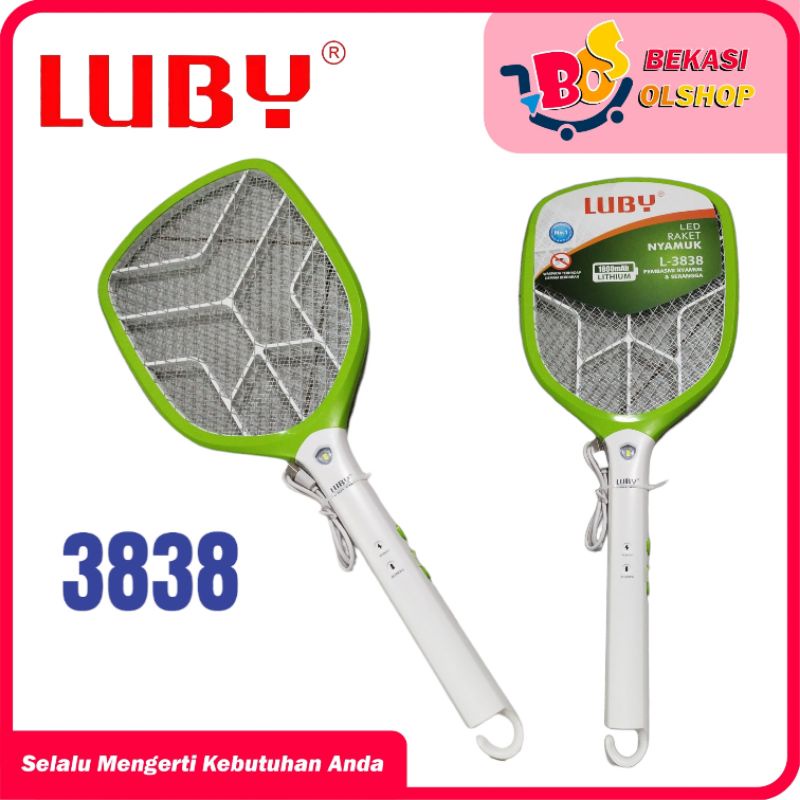 RAKET NYAMUK CAS LUBY TYPE 3838