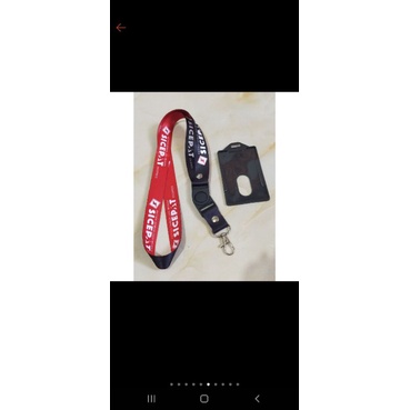 

lanyard sicepat card 1 sisi tali id card