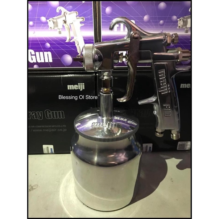 Spray Gun Meiji F110 Made In Japan 100% Original / Tabung Bawah