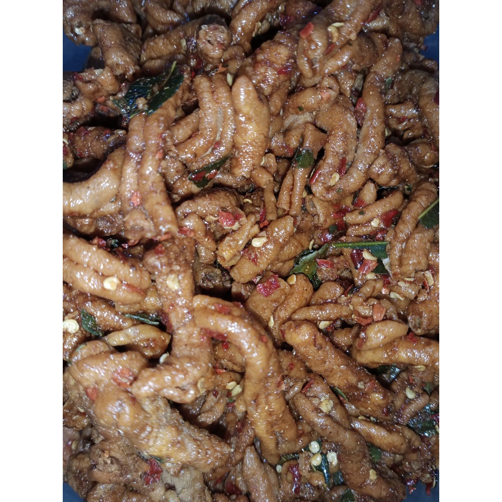 

Keripik usus pedas 250 gram