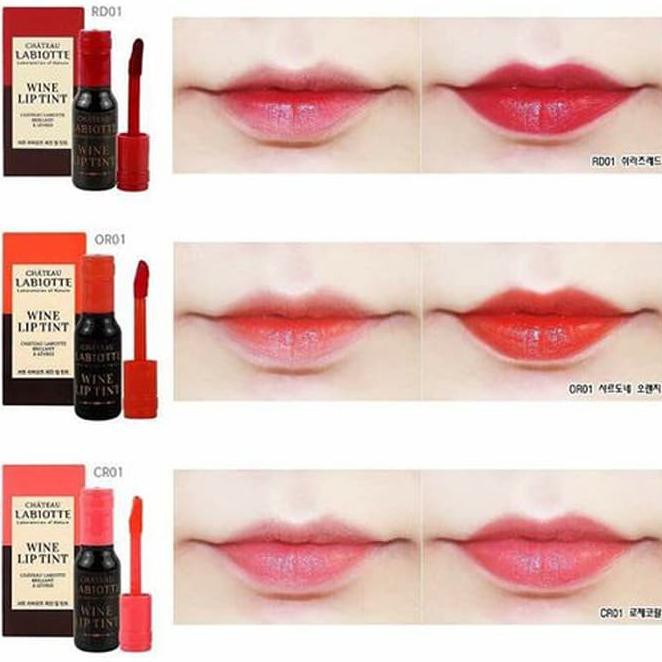 1x3i labiotte - chateau labiotte wine lip tint mini - red shiraz rw0o