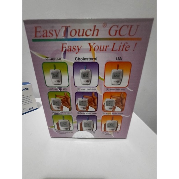 Easy Touch GCU 3 in 1 Alat Check Gula Darah, Kolesterol, dan Asam Urat