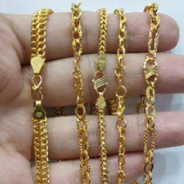  kalung  emas  asli kadar 875 kalung  cowo kalung  wanita 