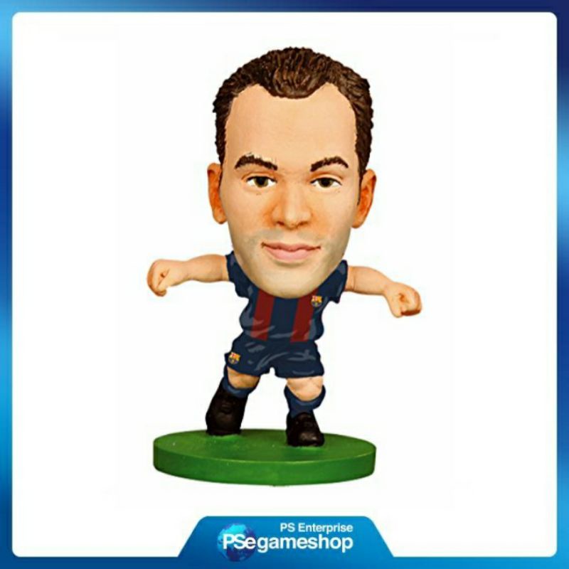 Soccerstarz Barcelona Andres Iniesta Home Kit