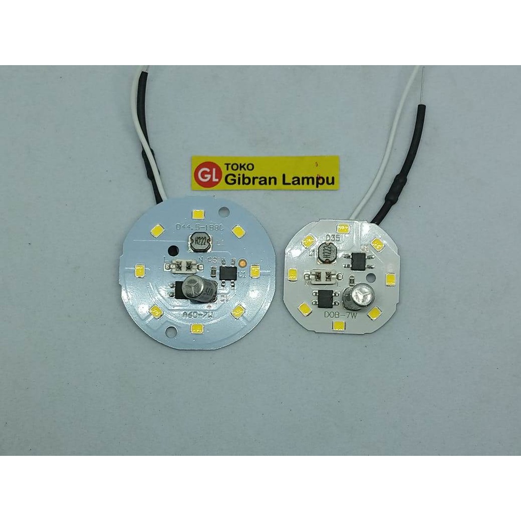 PCB Mata Lampu LED 7w KW1 Tanpa Driver - DOB LED AC 7 Watt Langsung 220V (ACR)
