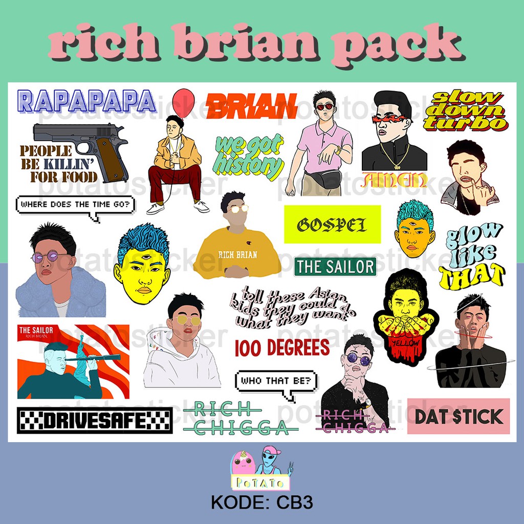 

rich brian - sticker tumblr