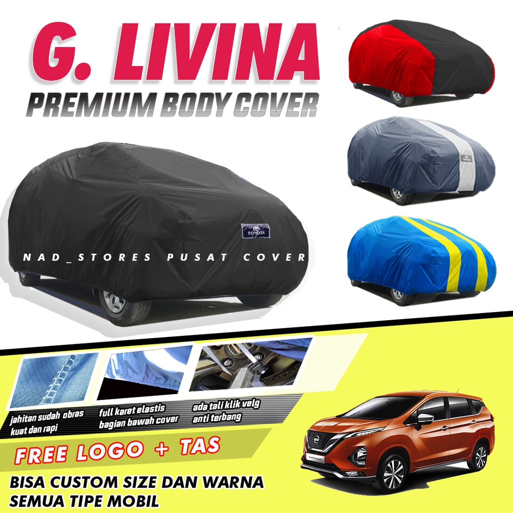 PREMIUM Cover Mobil Livina Sarung Mobil Grand Livina Livina xv Livina xr Livina x gear waterproof