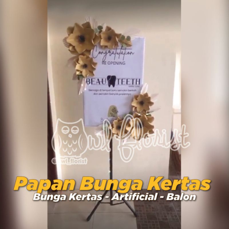 Papan Bunga Kertas Surabaya Murah Karangan Bunga Papan Ucapan Grand Opening Wisuda Wedding Ulang Tah