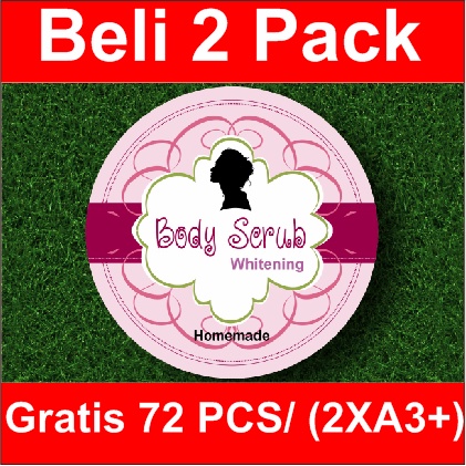 

STIKER LABEL PRODUK LINGKARAN "BODY SCRUB