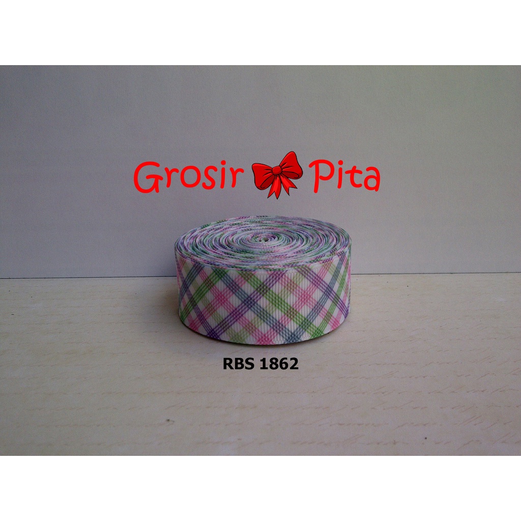 

(25 yard) Pita Grosgrain Motif RBS 1862 | Toko Bahan Craft | Grosir Pita