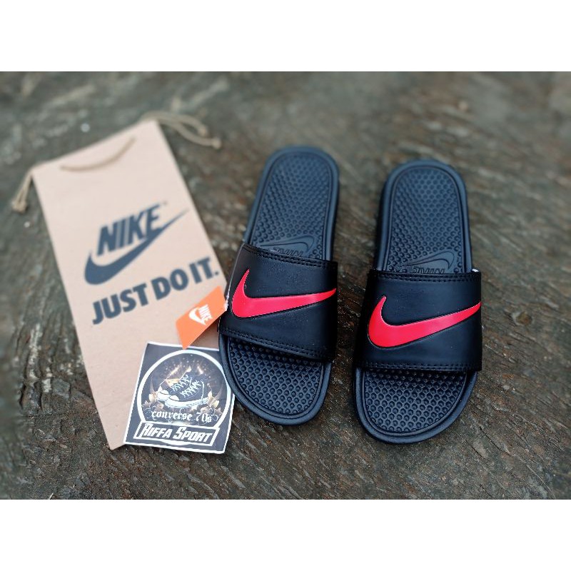 SANDAL SLIDE ON  SANDAL SLOOP NIKEE BENASI IMPORT MURAH